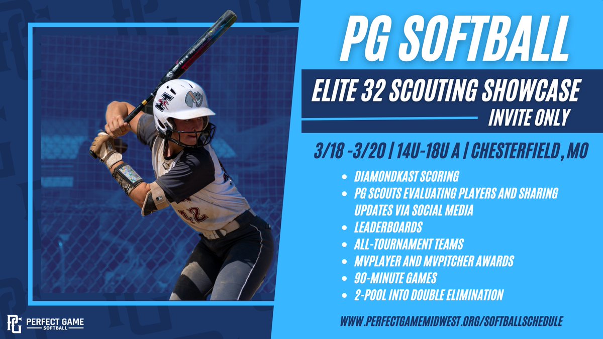 PG Elite Scouting Showcase - Chesterfield

10-days until Great Field of Teams

PG Scouts on Site

DiamondKast