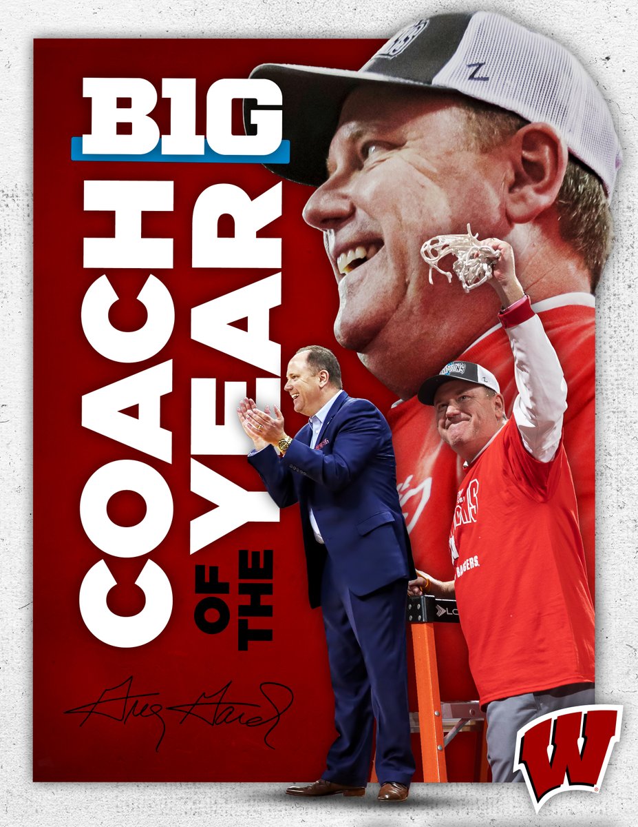 BadgerMBB's tweet photo. That's our head coach! 👏

For the second time in the last three seasons, Greg Gard is Big Ten Coach of the Year https://t.co/9q2vIQh3gx