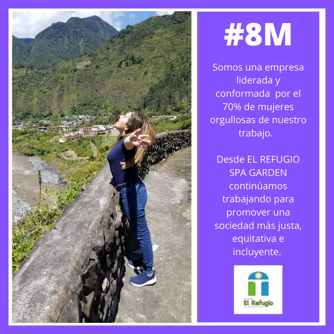 elrefugiospa's tweet photo. #InternationalWomensDay #8m #8Marzo2022 #spaecuador #turismodebienestar #ecuadoresturismo #wellness https://t.co/2EM4GqpfJQ