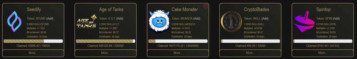 CryptoBlades's tweet photo. 💥BNB Chain Multipliers are BOOOOMING! #CryptoBlades is sustainable and full of rewards that are ready for you to claim!💰

🔥If you want to earn DAILY #Crypto rewards by playing CryptoBlades, go to https://t.co/vzvL6HzsAc to start earning today!🚀

#SKILL #KING #PlayToEarn https://t.co/O5Ar0QZTbJ