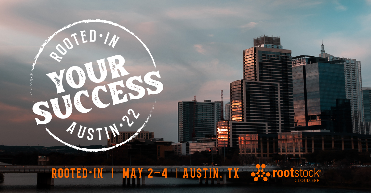 RootstockMFG's tweet photo. Rooted·In, our Inaugural Customer Conference, is happening May 2nd-4th in Austin, Texas! Read the blog post from Rootstock's President David Stephans to learn all about this exclusive event for Rootstock customers!
https://t.co/MXzhHh3BVK
#CloudERP #RootstockMFG https://t.co/CZi1ju1Yhi