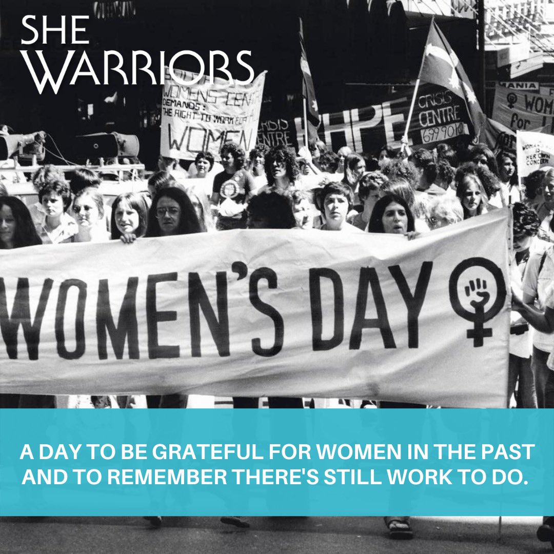 shewarriorsusa's tweet photo. On #InternationalWomensDay 

She Warriors thanks the women in the past who have paved the way to make things better for everyone today! 🌟💪 https://t.co/ZqUC75eOHK