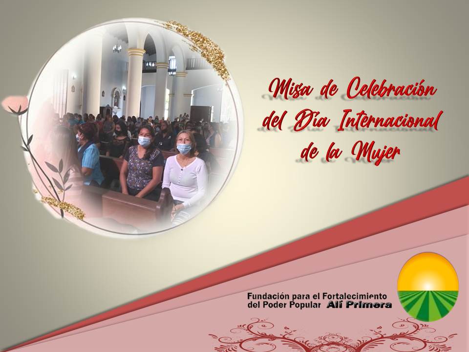 F_Ali_Primera's tweet photo. Desde la Fundación para el Fortalecimiento del Poder Popular Alí Primera celebramos el #DiaInternacionalDeLaMujer con una misa en la Catedral Inmaculada Concepción de la ciudad capital del estado Cojedes. ¡Felicidades en su día a todas las mujeres! https://t.co/KPqIEebgQa