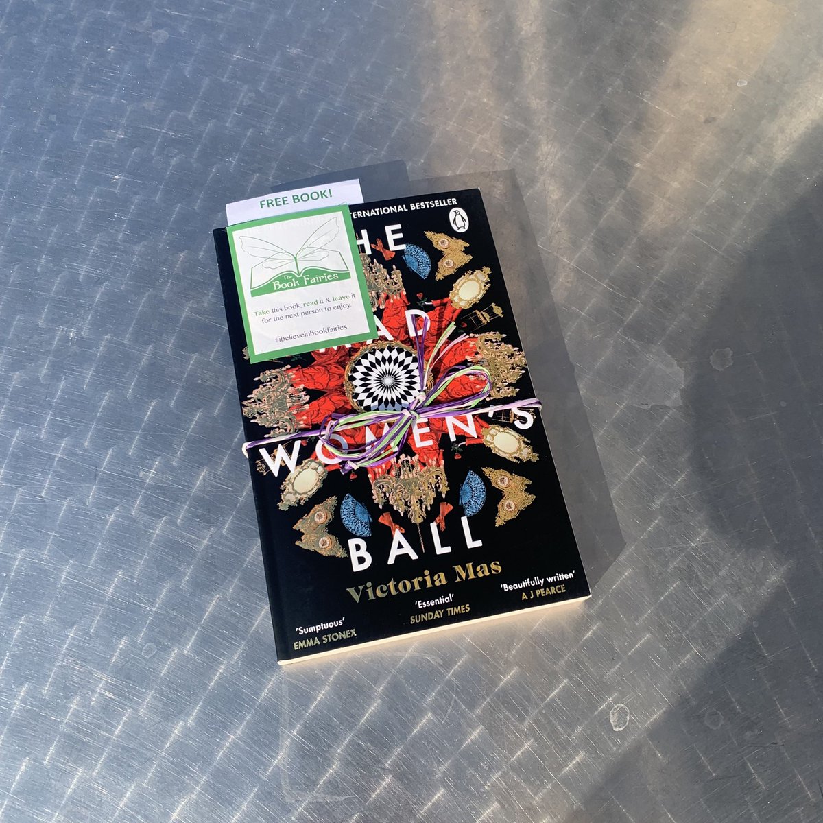 Happy Birthday Book Fairies!As our birthday is on #InternationalWomensDay we are sharing books that celebrate women! The Mad Women's Ball by Victoria Mas was left in #Falkirk! #IBelieveInBookFairies #BookFairiesTurn5 #IWDBookFairies #BookFairyBirthday #TheMadWomensBall #IWD