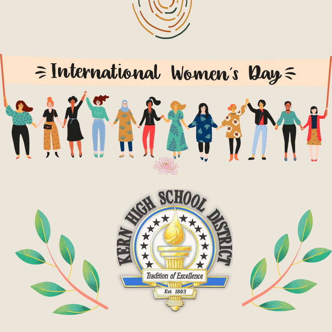Happy International Women's Day to all the exceptional women making a difference in the Kern High School District and our community! You are leading the way in inspiring a brighter future for our youth. #InternationalWomensDay2022