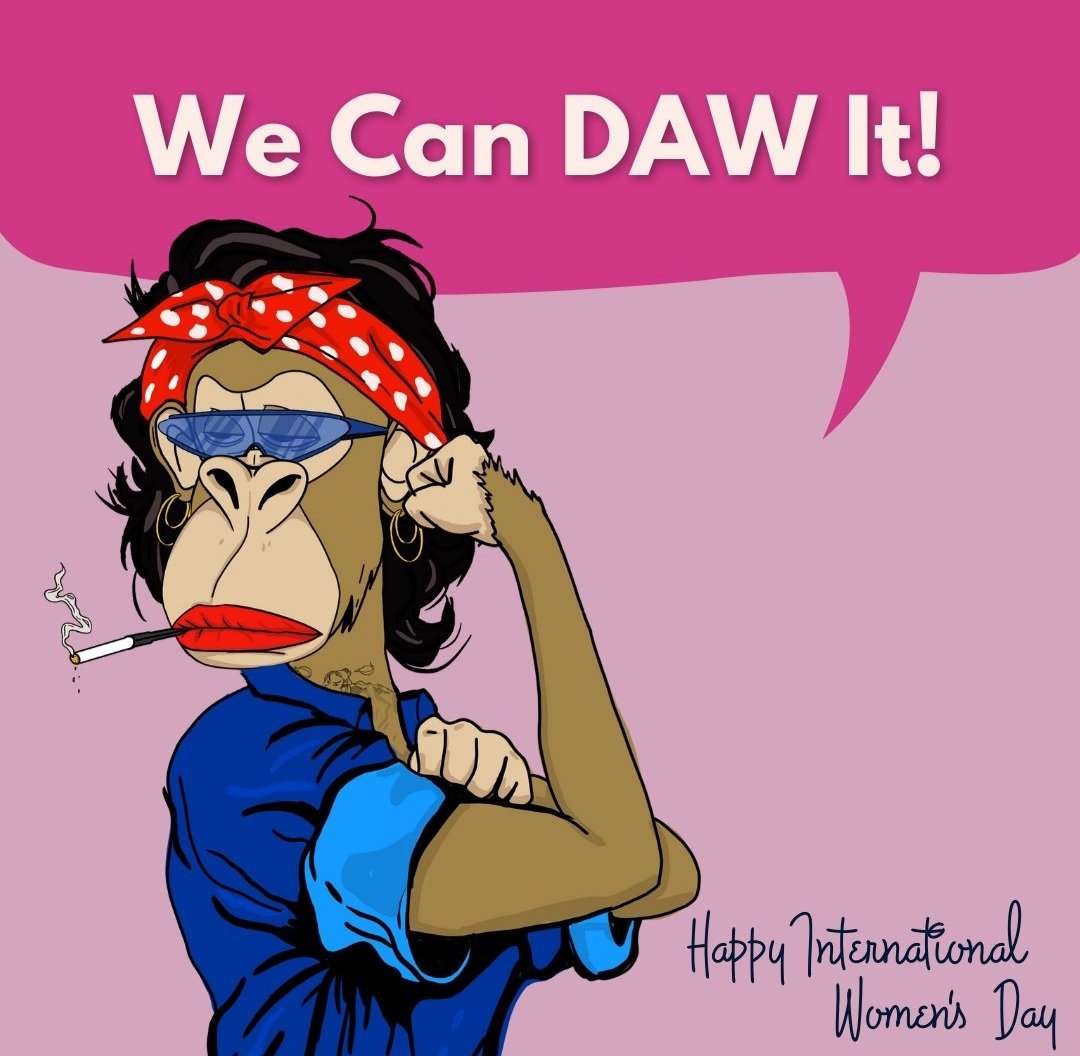 To all the strong, beautiful females out there, happy International Women's Day. #nft #womenempowerment #NFTWomenUNITE <a href="/DApeWives/">Desperate ApeWives</a>