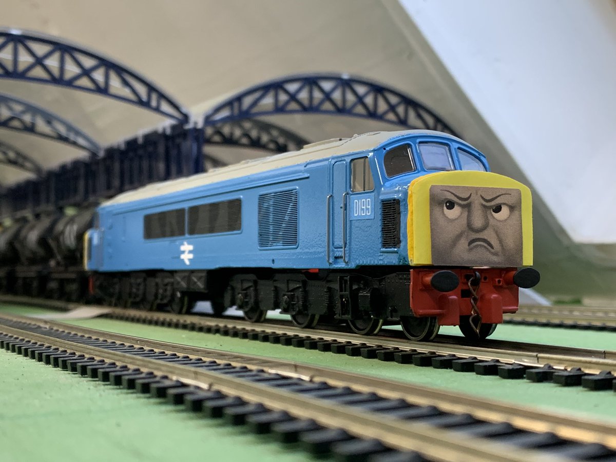 TheTTTEGuy's tweet photo. Spamcan! I love this big blue diesel, another inspiration from Carson’s Video Workshop

#TTTE #thomasandfriends #thomas #ho #OO #custom #spamcan #d199 https://t.co/3NOxINQPZr