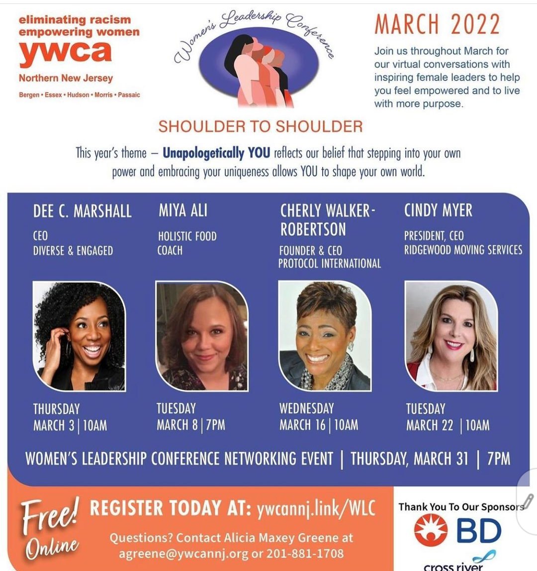 Check out my sister, Miya Ali, speak tonight (7 PM ET) at this great online event. Register at ywcannj.link/WLC
