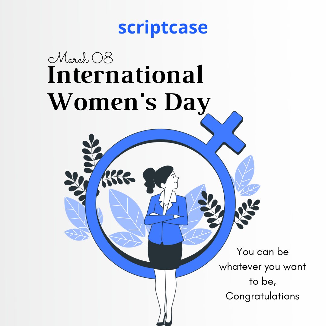 ScriptCaseSales's tweet photo. ♀️A woman's place is wherever she wants to be even in the technology industry.
.
For this reason, we from the Scriptcase team want to thank all the women who, with great commitment and dedication, are part of our family.
.
.
#womenday #scriptcase #php #rad #8march https://t.co/cUYOqOmdEs