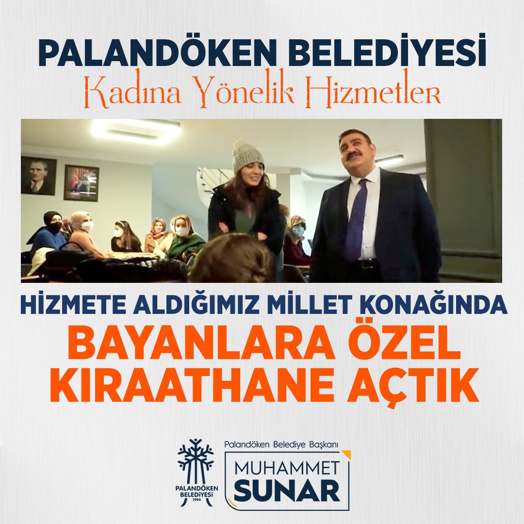 • Geçtiğimiz ay hizmete aldığımız Millet Konağı'nda Bayanlara Özel Kıraathane açtık. <a href="/mehmetozhaseki/">Mehmet Özhaseki</a> <a href="/aliinci_54/">Ali İNCİ</a> <a href="/ozmehmetemin/">Mehmet Emin Öz</a> <a href="/HaktanOmeroglu/">Haktan Ömeroğlu</a>