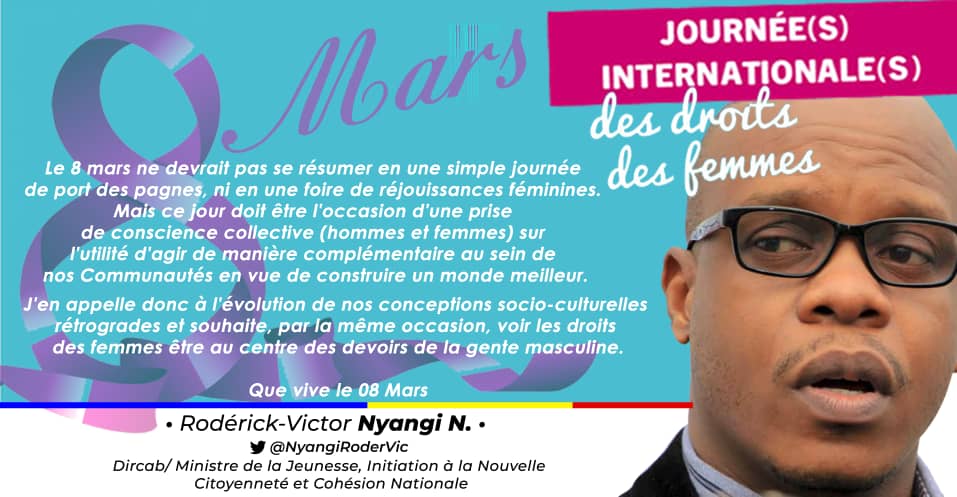 Comprenons que hommes et femmes sommes complémentaires et qu'ensemble nous pouvons créer un monde meilleur ! Vivement le 08 mars... <a href="/LukondeSama/">Sama Lukonde</a> <a href="/Presidence_RDC/">Présidence RDC 🇨🇩</a> <a href="/GiseleNdayaL/">Gisele Ndaya L. officielle</a> <a href="/ElohoTony/">Tony Eloho, MBA</a> @JeunesseCN_RDC