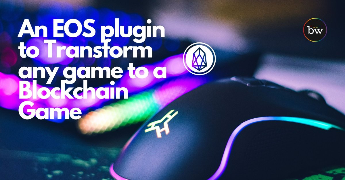 bywirenews's tweet photo. Ever wanted to integrate or develop a #blockchain game, but didn't know how? Well now you can, thanks to @Nice1BlockChain 

A new plugin for #EOS makes it quick and simple to transform any game onto the blockchain.

https://t.co/PjBPSjyvVu

#NFTs #BlockchainGaming https://t.co/G6YXBr7bZs