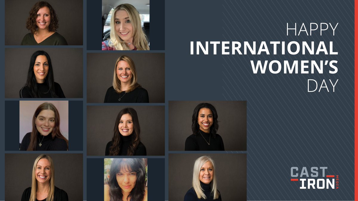 HAPPY INTERNATIONAL WOMEN'S DAY to the powerful women of Cast Iron Media and all of the women in the world that inspire us every day! 

#internationalwomensday #womeninsports