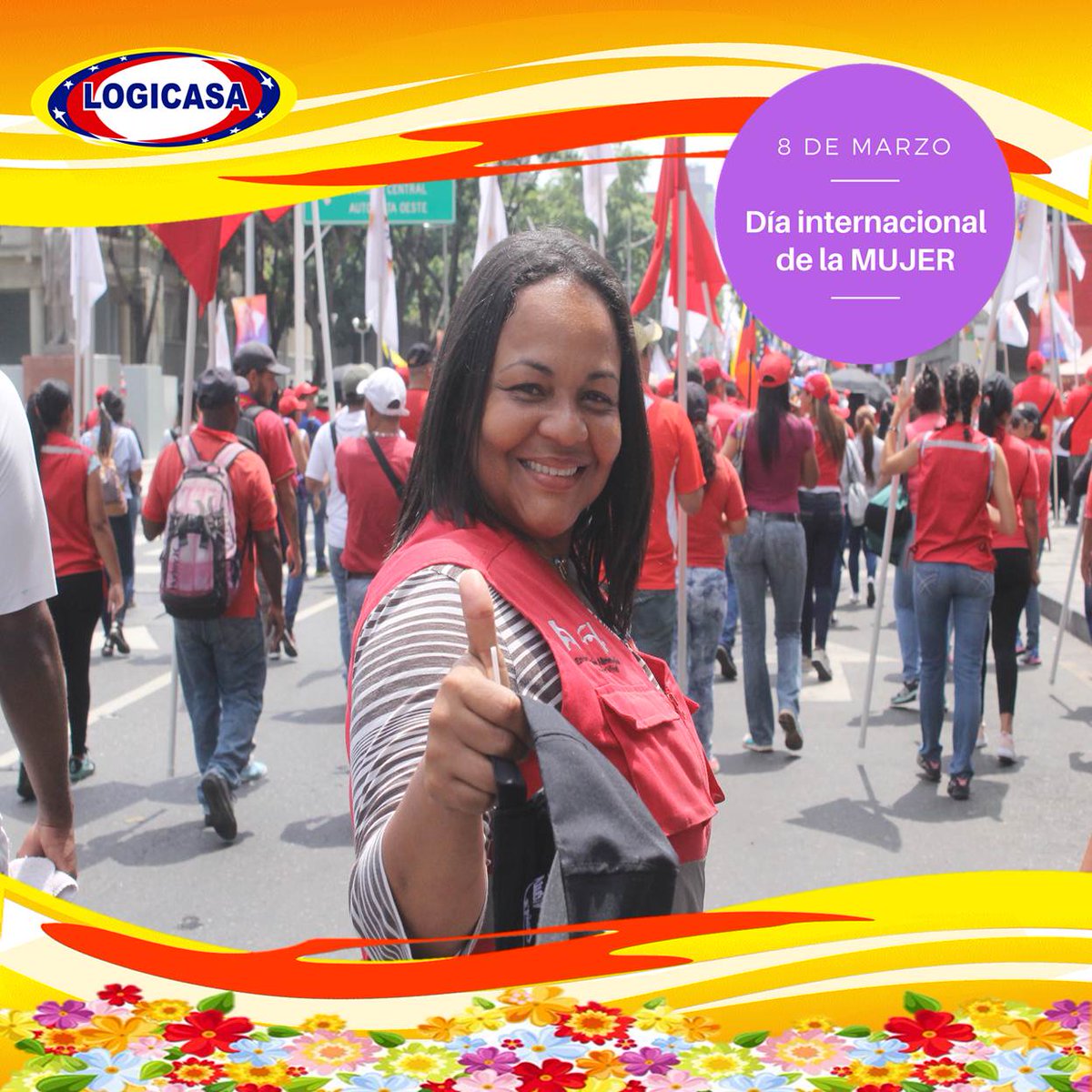LogicasaOficial's tweet photo. #08Mar #DíaInternacionalDeLaMujer || Hoy rendimos homenaje a todas las mujeres valientes y luchadoras de nuestra empresa, quienes día a día nos demuestran su abnegado compromiso para construir una Patria mejor.

#MujerEsPatria https://t.co/onqKKIslQs