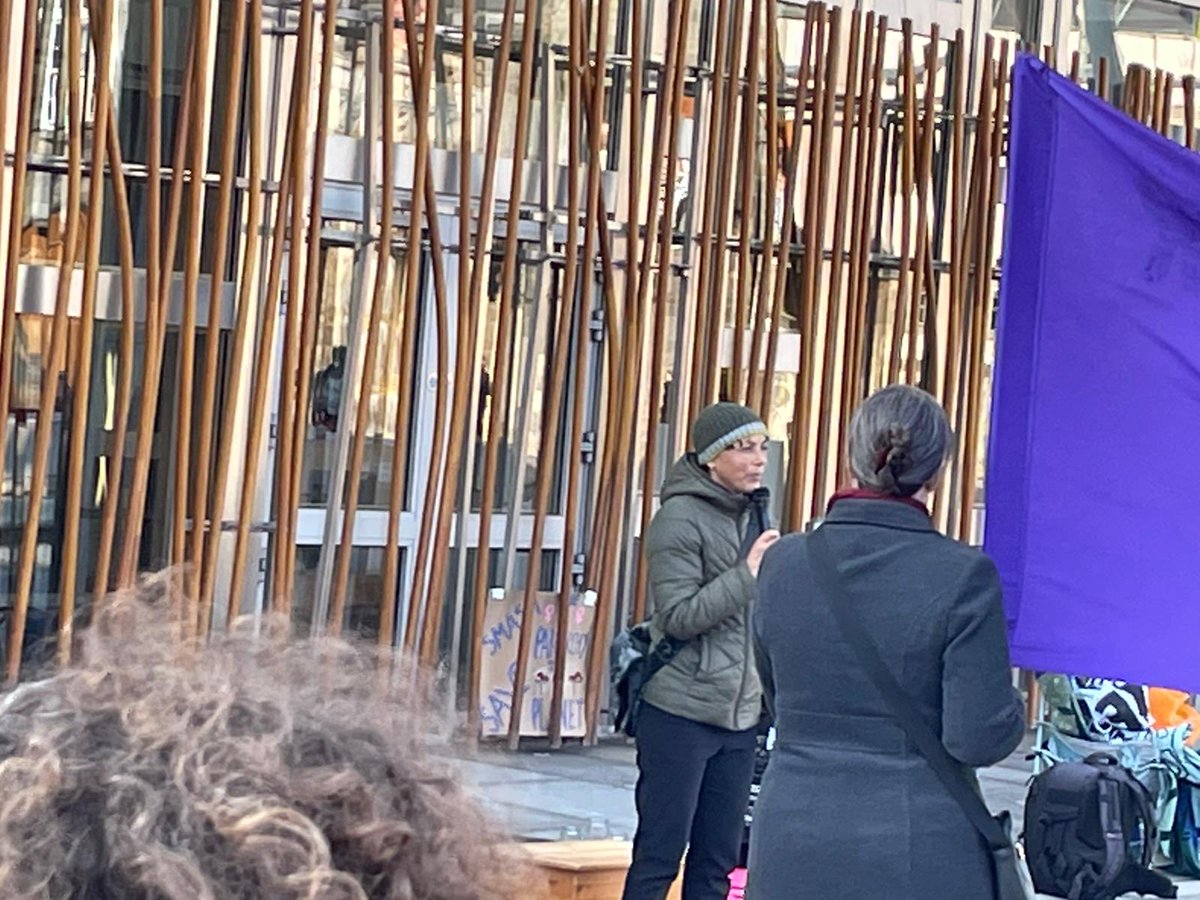 wepexeter's tweet photo. Huge combined action from so many women’s groups &amp; individual women at ⁦@ScotParl⁩ #Holyrood - incl ⁦@WEP_Edinburgh⁩
 #IWD2022 #WomensClimateStrike https://t.co/DThOWB5RKp