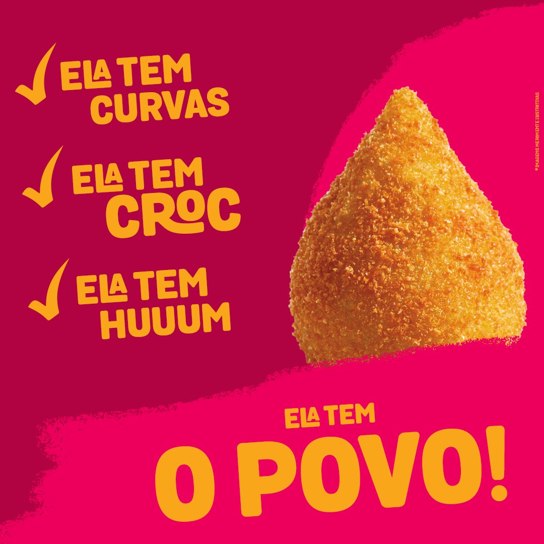 Nossa crocantosa tem tuuuudo ❤️ Impossível não amar esse sucesso, né?