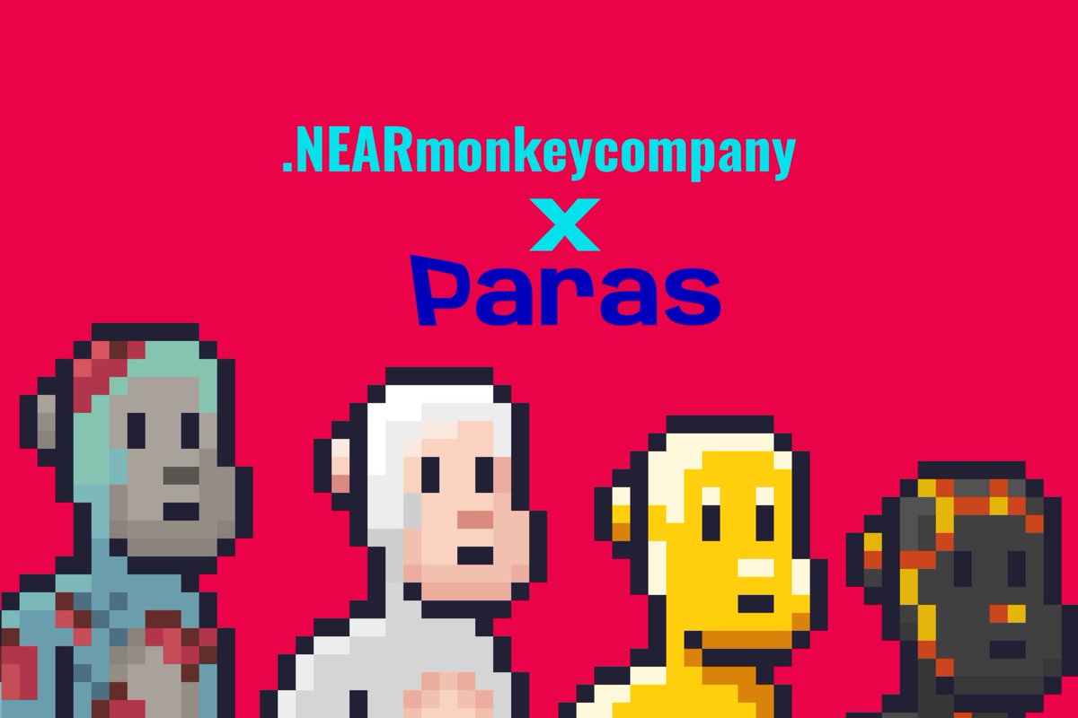 🐵 Get 25 Funklist Spots from @NEARmonkeyco!

1️⃣ Follow @ParasHQ &amp; @NEARmonkeyco
2️⃣ RT, like, &amp; tag 3 friends
3️⃣ Join Discord: discord.com/invite/3DcH54u…

Only 24 hours!

More info about the roadmap 👇🏻
x.com/nearmonkeyco/s…