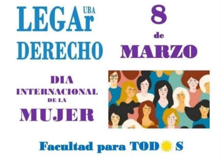 DerechoLegar's tweet photo. Desde LEGAr a todas las mujeres en este "día internacional de la mujer" todo nuestro reconocimiento y apoyo @partidolegar 
#DiaInternacionalDeLaMujer https://t.co/3dKBvjJRXz