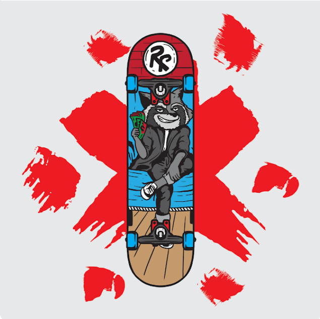 0xMoonLady's tweet photo. Thanks @thelakebill for the @RichPricksNFT ! Looks really cool 🦝 🛹 https://t.co/Yd1tpGJ8ux