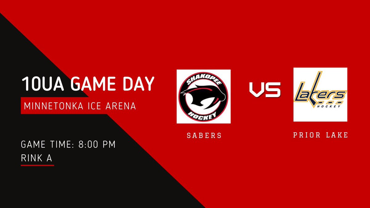 It’s Championship Game Day!  The Sabers play for the D6 U10A Silver Division Championship tonight!  <a href="/shakopeehockey/">Shakopee Youth Hockey</a>