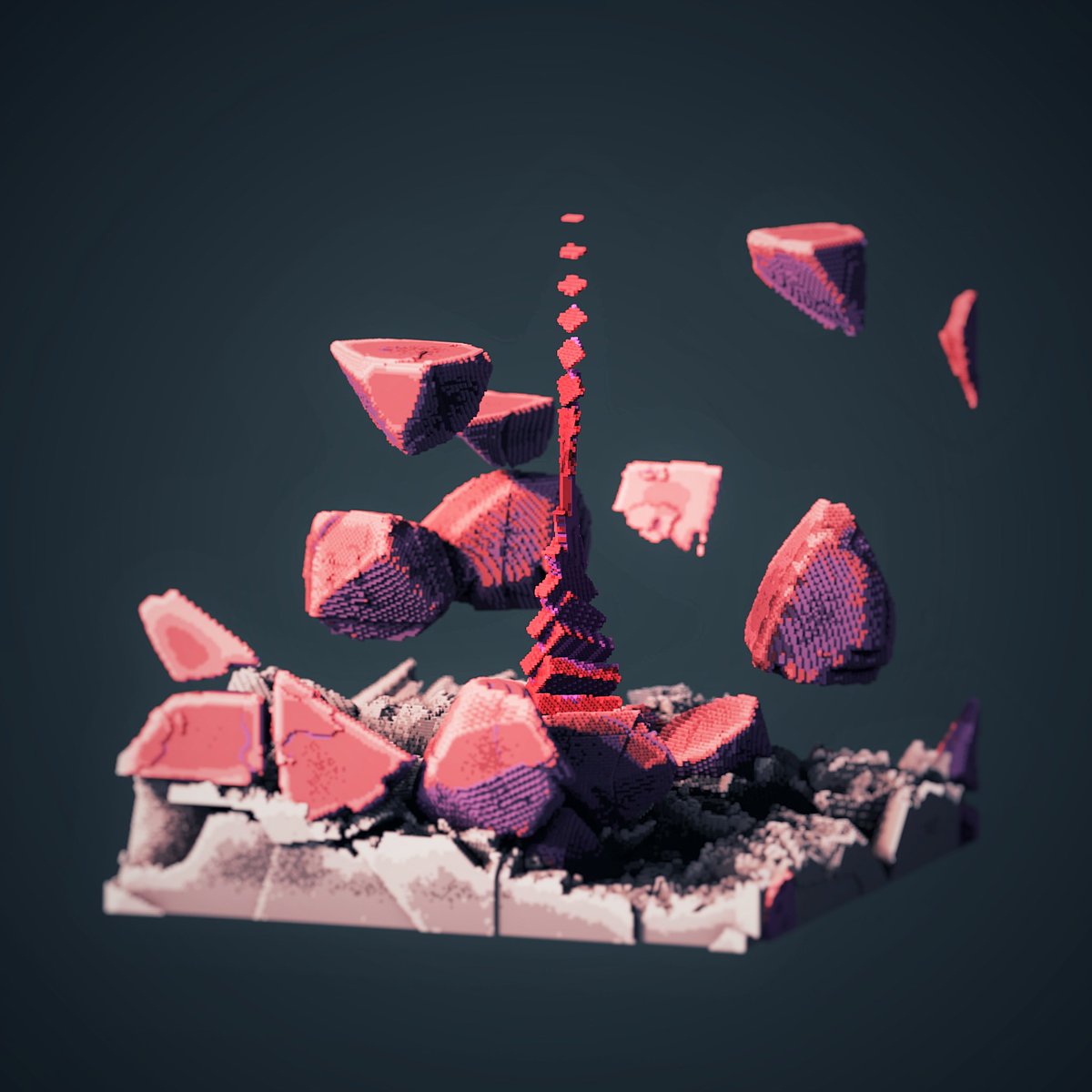 coffeory's tweet photo. Recent experiments in #magicavoxel . 99% work generated by shader codes. Trying to build a handy tool set📦 https://t.co/zHvS8t0BFI