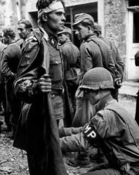 G6_795th's tweet photo. March 1945, the 795th MP BN left Rennes, France finally arriving in Dorsten, Germany! In the final months of the War, MP Soldiers filled vital roles to ensure to stability of liberated Europe. @G7_795_MP @fortleonardwood @MPRAONLINE @CMDTArmyMPs @USArmyMPCorps @MSCoECG https://t.co/CCQMxsb5oN