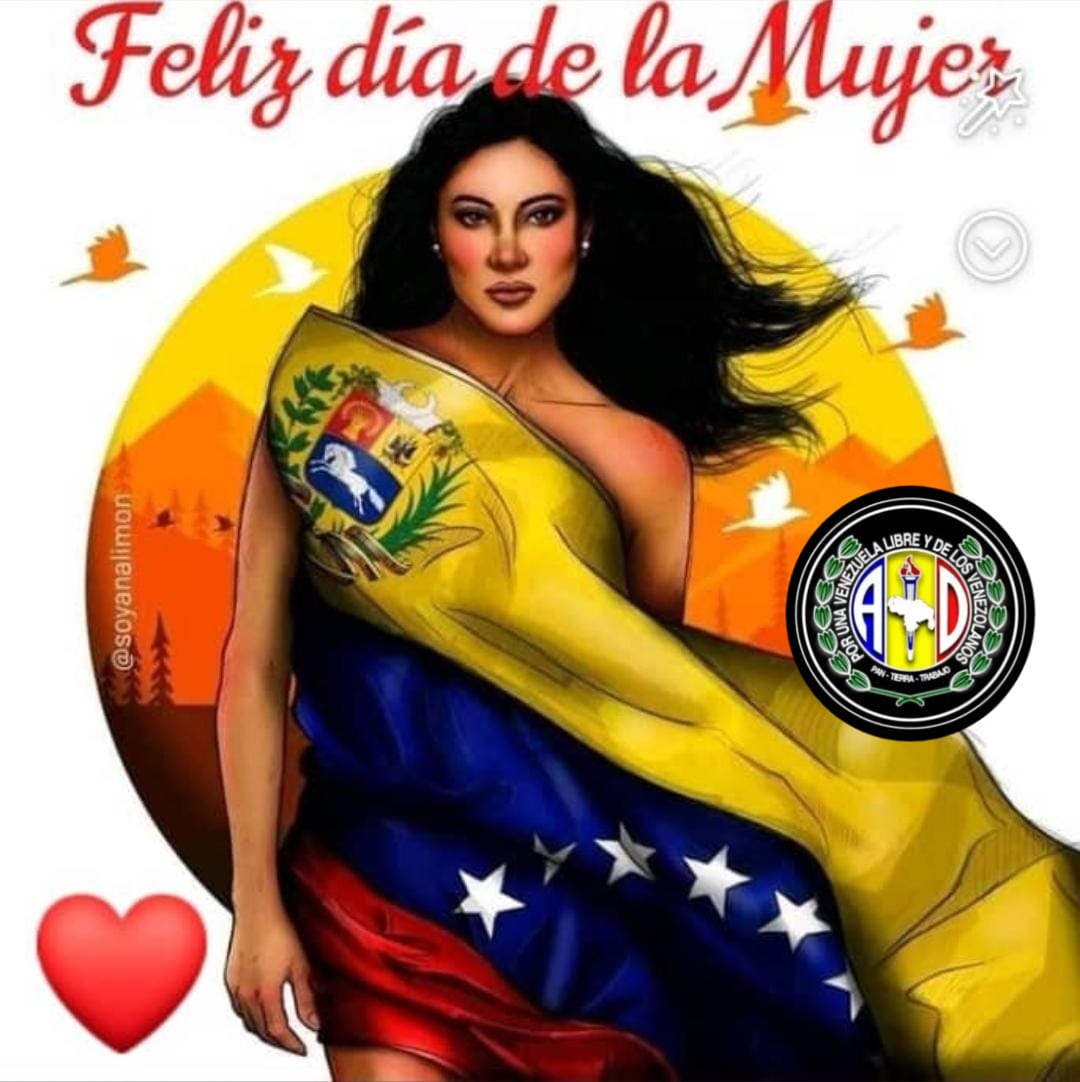 abetancourts's tweet photo. @profytecad @abetancourts: Felicitamos a Todas las Mujeres hoy en su día internacional y para ellas nuestro reconocimiento por su Lucha Permanente por una Venezuela Libre y de los Venezolanos...La lucha continúa... Felicitaciones. https://t.co/M1HLsEx1tv