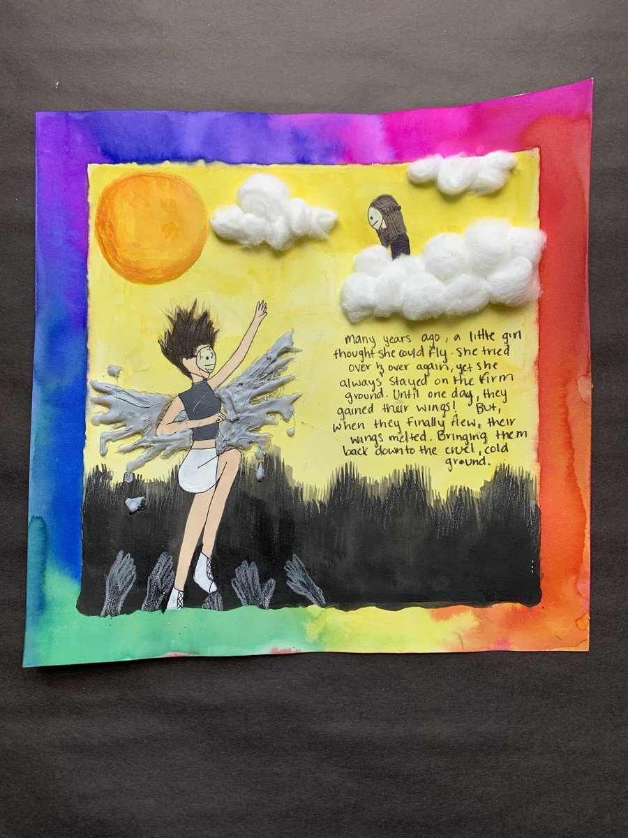 MsLeaderArt's tweet photo. Art 2 students just completed some narrative quilts out of their choice of mixed media :D ⁦@LHSintheNews⁩ https://t.co/4jEbqbjmmD
