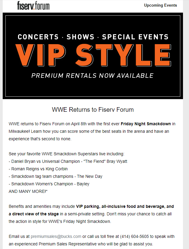 Turtle_Colonel's tweet photo. I don't really keep up with @wwe anymore, but I think a couple of these guys don't even work for the company anymore. Time to update your copy @FiservForum. None of the champions listed below are current
#BadCopy #WWE #SMH https://t.co/DjBZs8FYa1