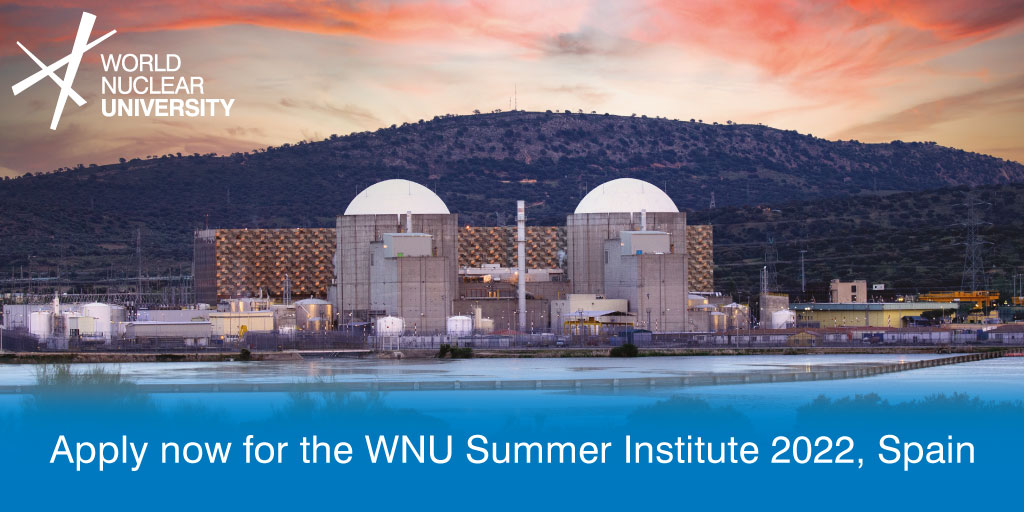 ⚛️Built on a foundation of instruction from the world’s leading nuclear experts, WNU Summer Institute brings together #nuclear professionals from around the world to share knowledge and broaden horizons. Apply for company-funded applicants by 20 March👩‍🎓. 
wnu-summer-institute.org