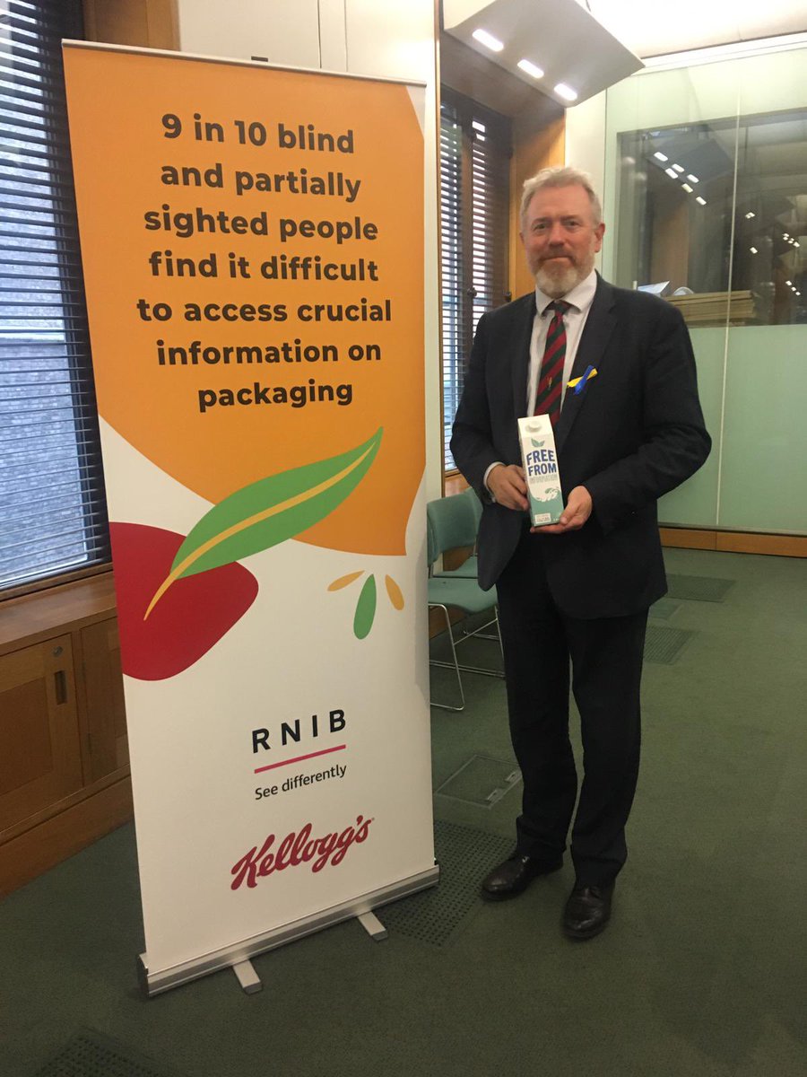 RNIB_campaigns's tweet photo. Thanks @JamesSunderl for coming along today! #AccessiblePackaging https://t.co/Xq9Qbh358R