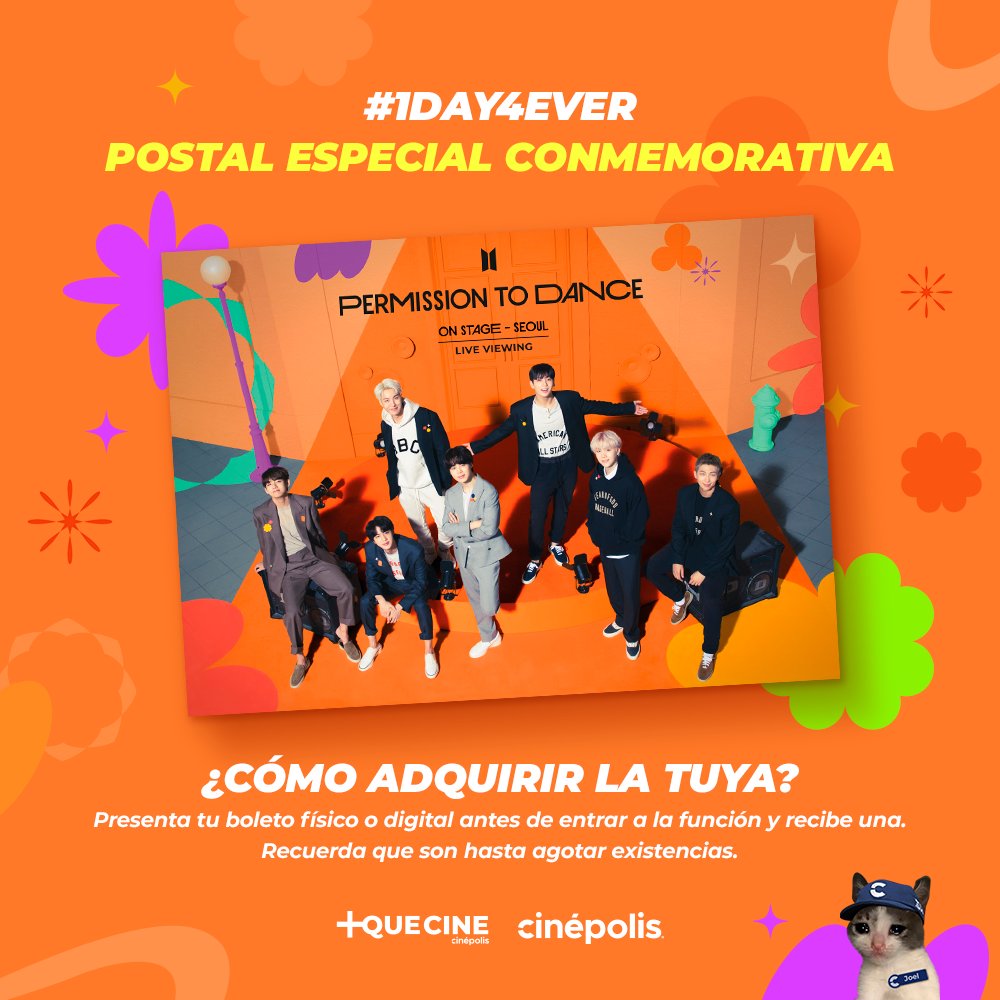 MasQueCineLatam's tweet photo. Estoy tan emocionado por compartir esta noticia que hasta llegué temprano:

¡Son las postales más hermosas que vi en mi vida!😍😍😍

Y las podrás adquirir este 12 de marzo al entrar a salas.

Disponibles hasta agotar existencias. #1DAY4EVER https://t.co/MbH0HZ5VM3