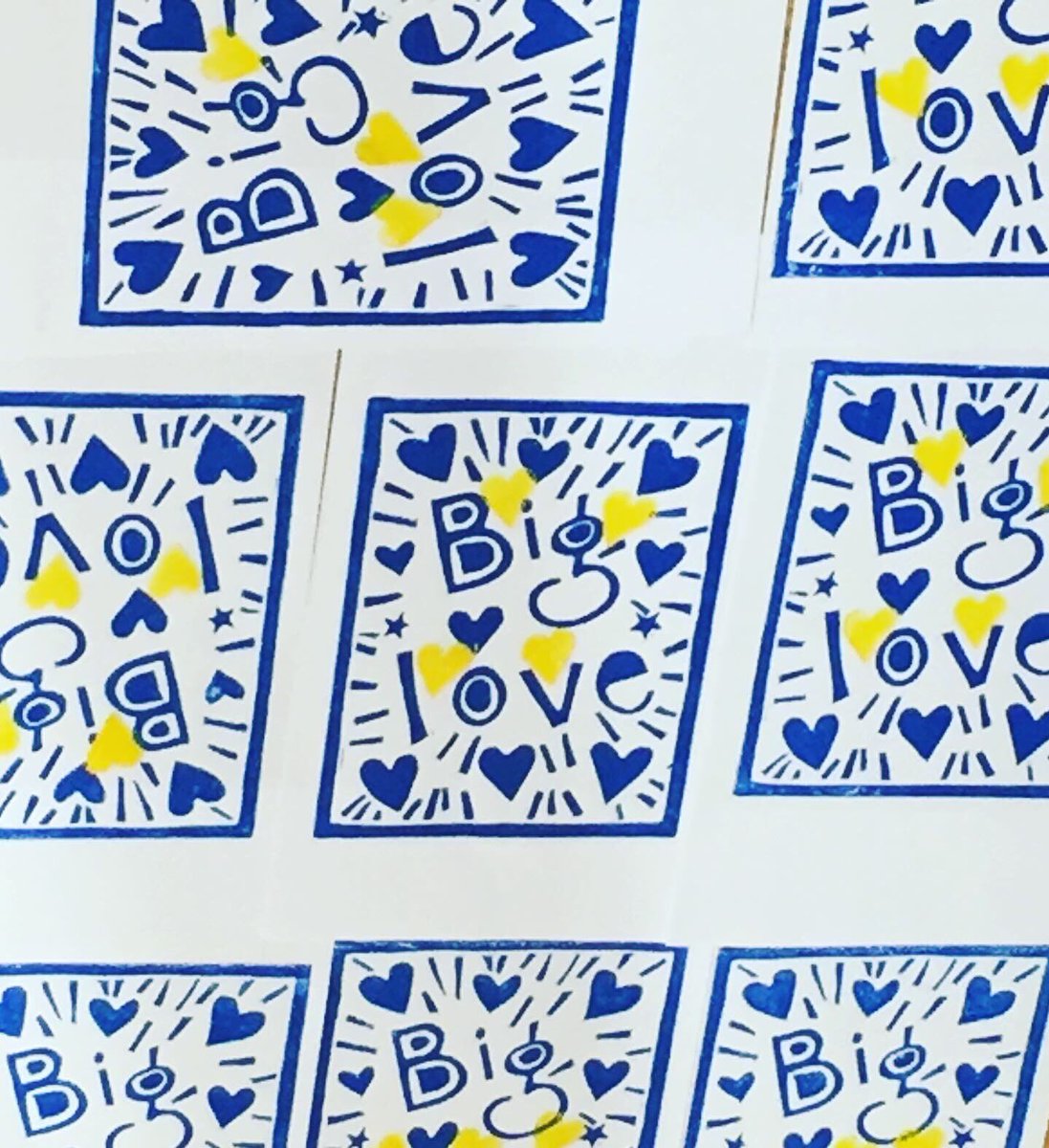 creative_helen's tweet photo. Thank you everyone who has bought cards and prints from me in the last week. 100% of the money has gone to @britishredcross today to help with their fantastic work. Together we raised £170. 💛💙🇺🇦#printmakersagainstwar https://t.co/szPlUtdPyJ