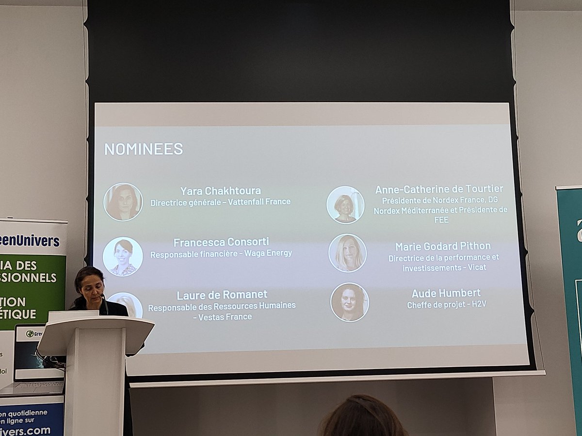 Les nommées de la catégorie "Secteur privé" sont...