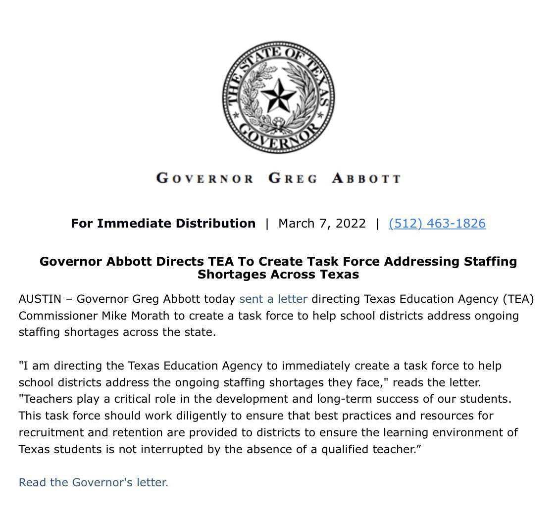 I mean with all due respect, you created this with your incessant attacks &amp; mandates on public educators, your attacks on districts, and boards. You have attacked everyone but your own members who you encouraged to fabricate issues.  The answer you seek is in the mirror.