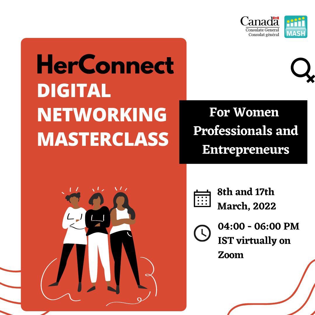 Daisy_chhabra's tweet photo. To mark #iwd attended HerConnect Digital Networking Masterclass: For Women Professionals and Entrepreneurs organised by #CanadianConsulate and
@MASH_Project. In conversation with @SouniyaKhurana #WomensDay2022 #IWD2022 https://t.co/cJhfmU4B8V