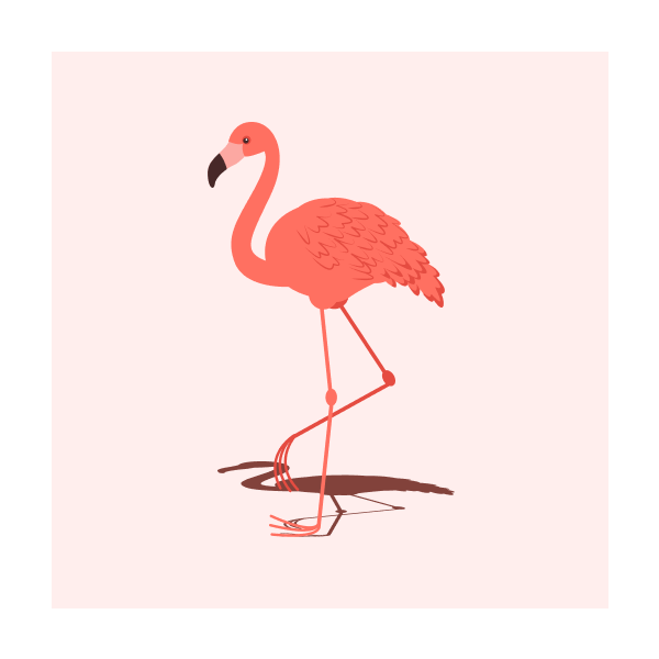 Namlah__0's tweet photo. Day 56: Flamingo
#100DaysOfVector
#vector #vectorart #illustration #uist202 https://t.co/qvL6KhX2An