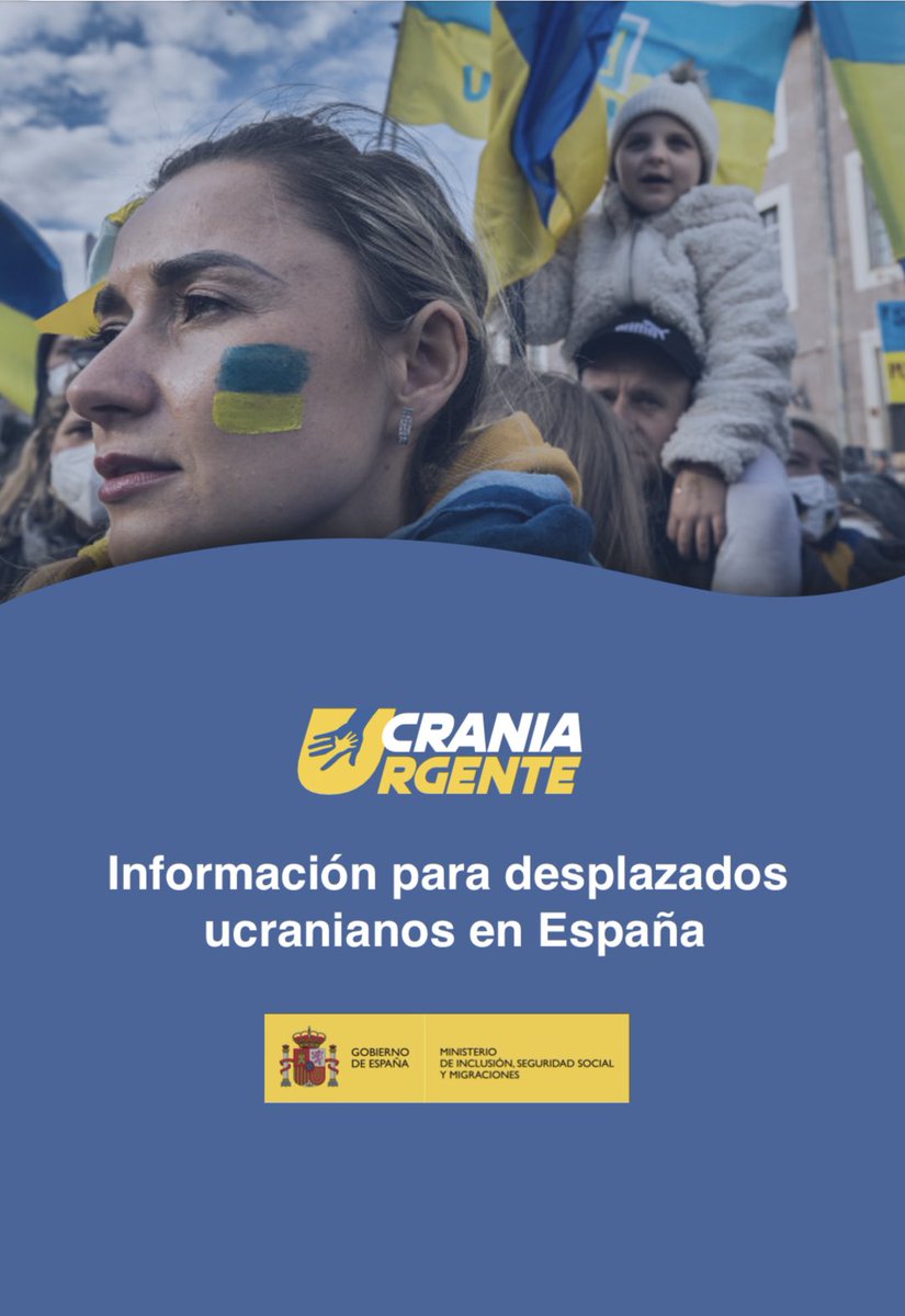 SEstadoMigr's tweet photo. 🇺🇦 UCRANIA - Información para personas desplazadas.

✔️En esta guía de @inclusiongob recogemos las preguntas más frecuentes sobre Protección Temporal y acogida.

☎️ Incluye los teléfonos 24H a los que dirigirse en cada provincia.

https://t.co/CiW2SzmkEk https://t.co/rLtgB2Z50S