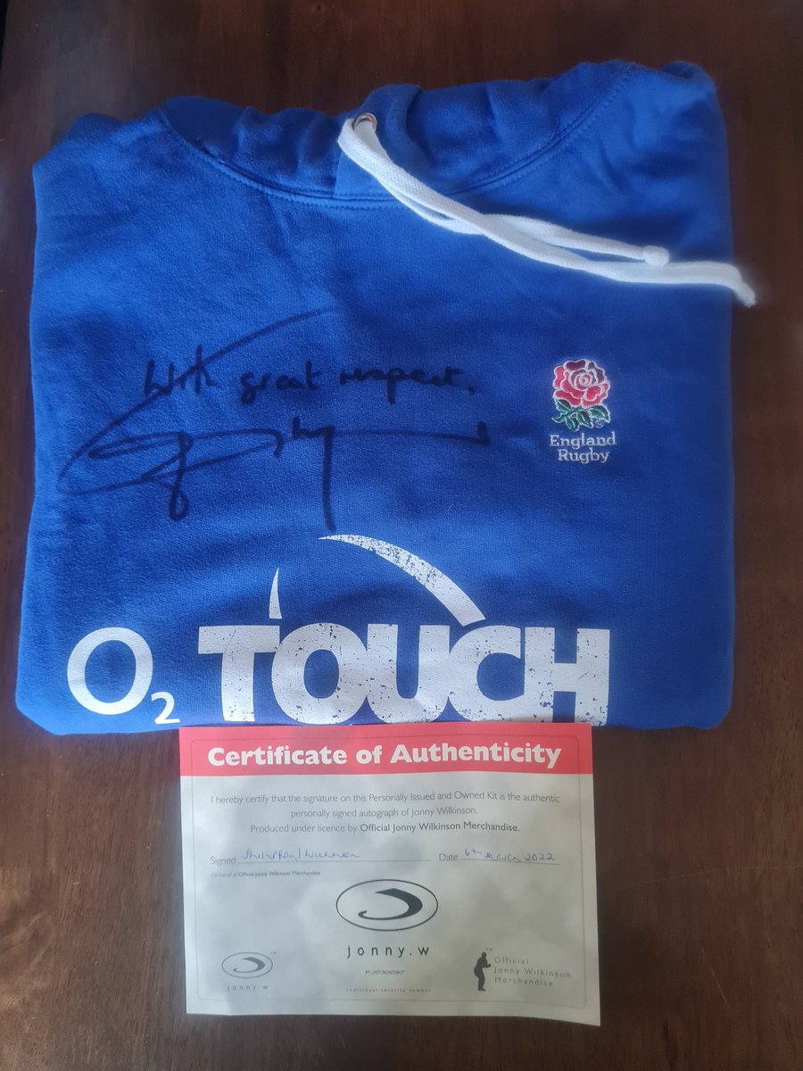 A very kind donation from <a href="/JonnyWilkinson/">Jonny Wilkinson</a> for #NS10 auction.

KEEP TALKING KEEP LISTENING KEEP SUPPORTING