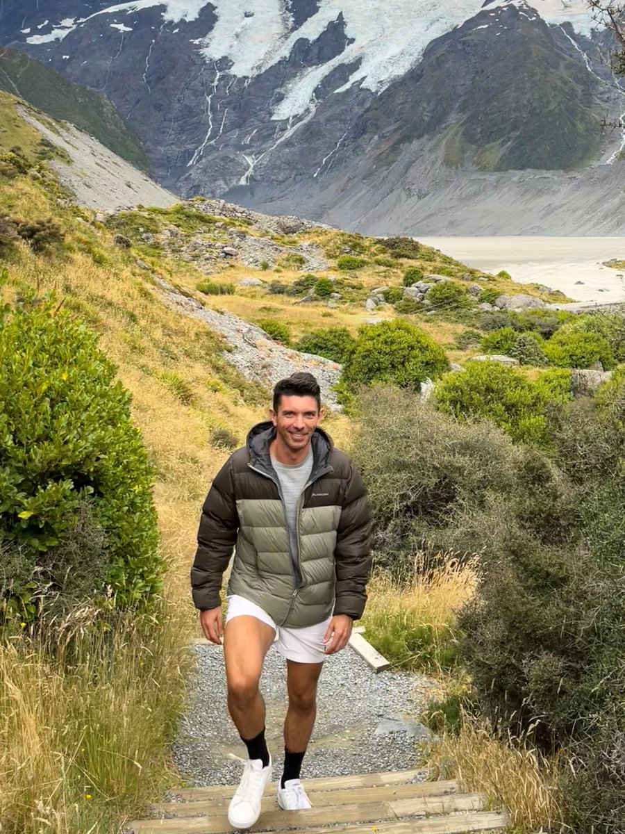 The face of a man who's recovering from a bust Achilles &amp; is so happy he can do a little stroll 🤣😅