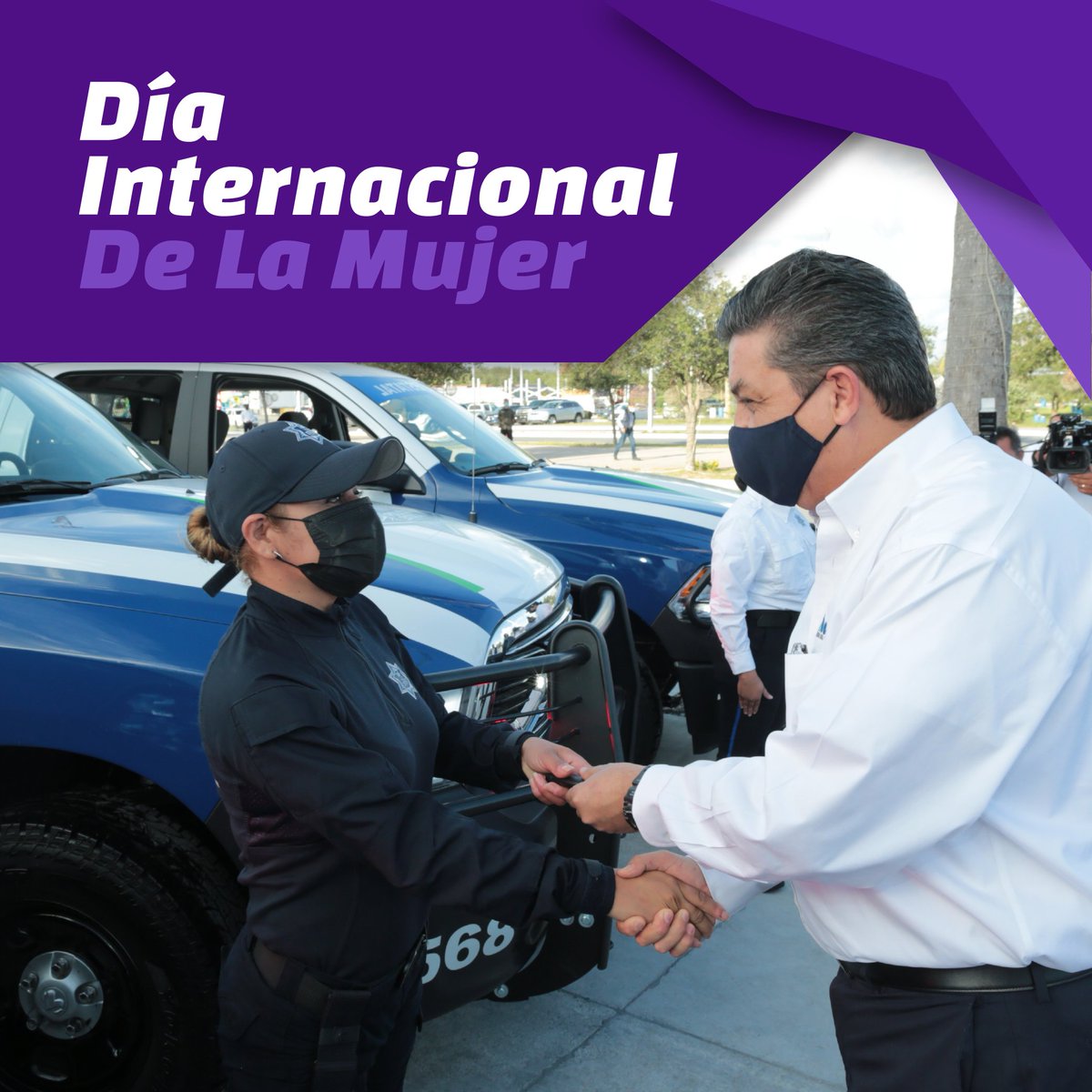 En el marco del Día Internacional de la Mujer quiero enviar un reconocimiento especial a las mujeres policías y personal femenino de <a href="/SSP_GobTam/">Seguridad Pública</a> y <a href="/FGJ_Tam/">Fiscalía General de Justicia de Tamaulipas</a>, quienes con su entrega y disciplina contribuyen a mejorar la seguridad en favor de las familias tamaulipecas.