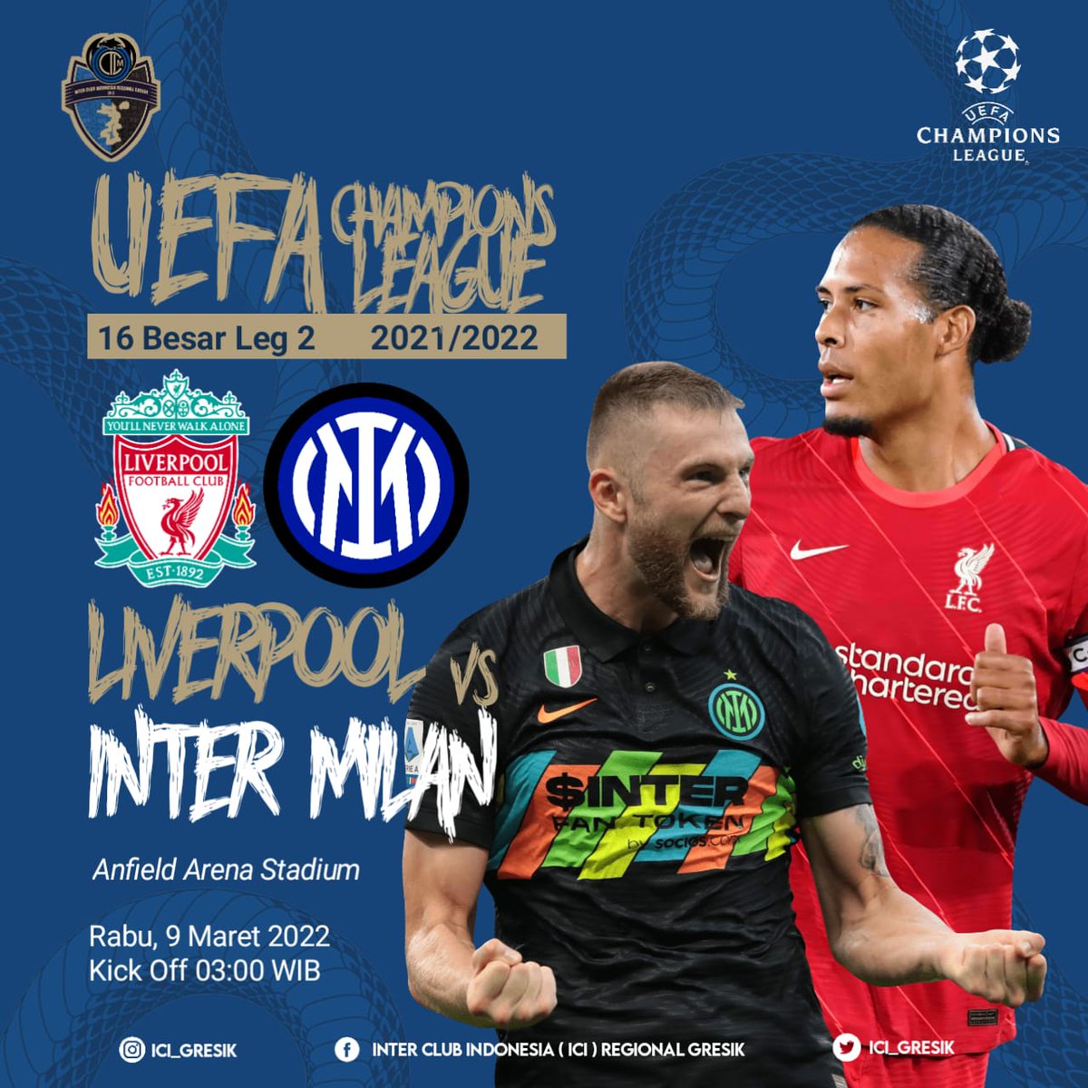 Apapun hasil akhir tetap aku padamu terrrr
💙🖤 <a href="/Inter_id/">Inter ⭐️⭐️</a> 
#ForzaInter #AvantiICI