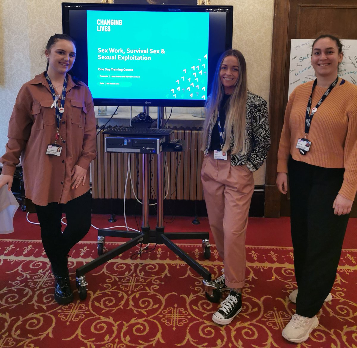 LuisaCamel's tweet photo. #InternationalWomensDay Power to the woman!! Today I have been inspired by my passionate hardworking colleagues and all the woman who engaged in our sexual Exploitation training! So many powerful woman!! #breakthebias #changinglives https://t.co/UQbc26z4n6