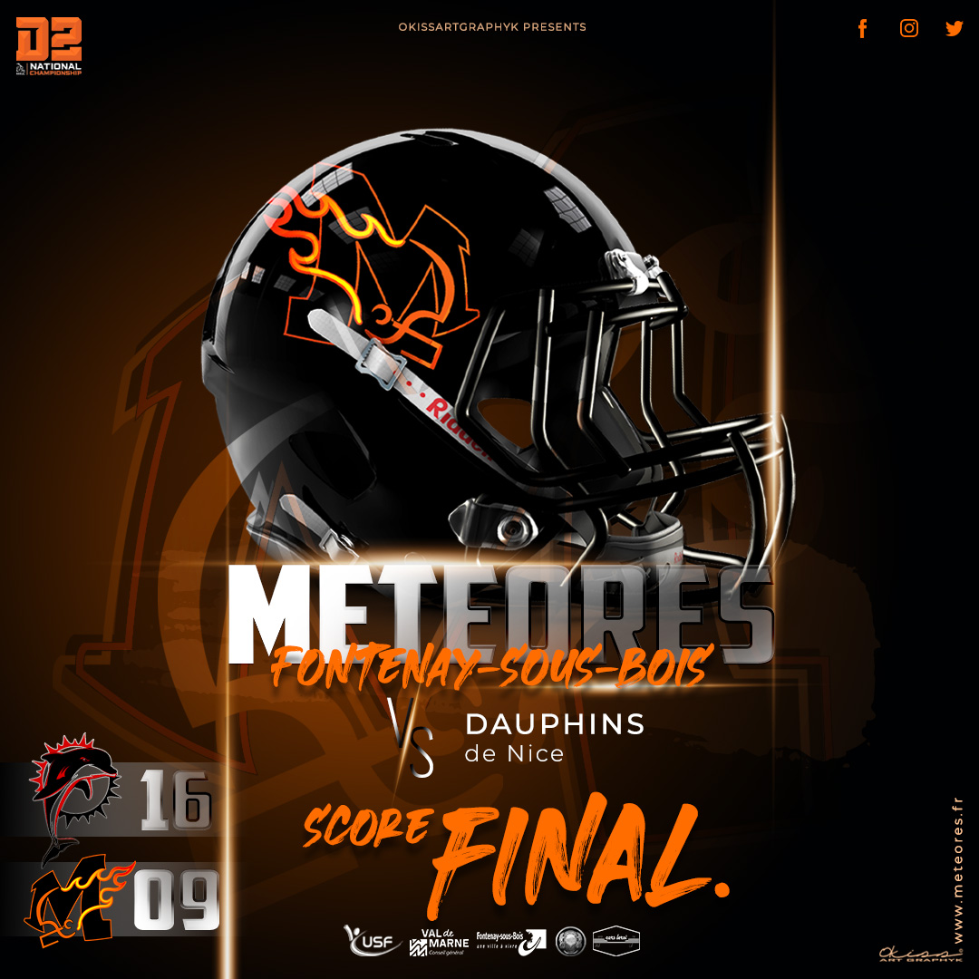 MeteoresF's tweet photo. “On apprend peu par la victoire, mais beaucoup par la défaite.”
Ce we nos séniors étaient à Nice et première défaite de la saison.
Félicitations à nos adversaire du jour les @dauphinsdenice qui l’emportent sur le score de 16 à 9.
Let's Go Méts !!!

#meteoresfootus #orangenation https://t.co/Z44V7FkLoq
