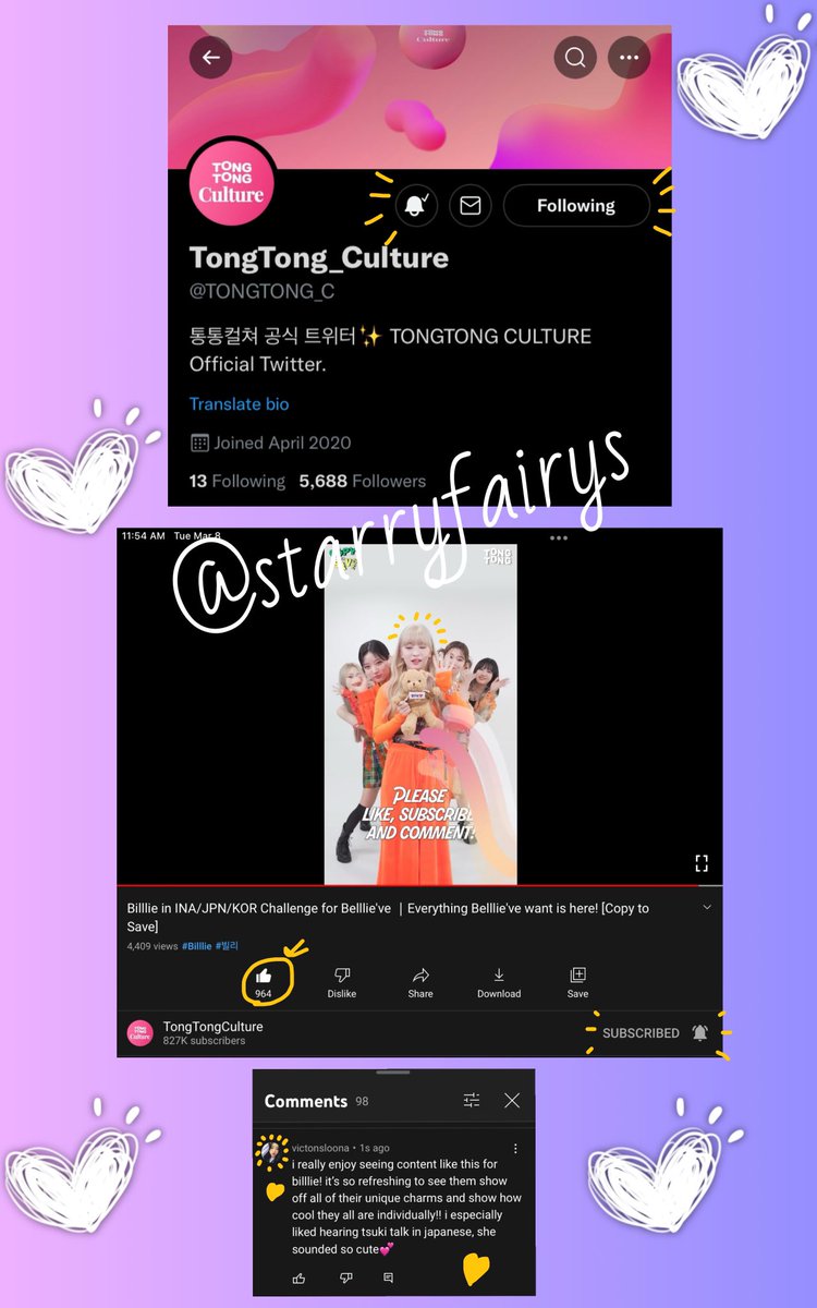 starryfairys's tweet image. #카피투세이브_빌리_통컬
#CopytoSave_Billlie_TONGCUL 
우리 토끼 너무 귀여웠어요 ㅠㅠ 이런 종류의 콘텐츠는 정말 좋아해요~ 항상 너무 고마워요💝 
빌리 사랑하고 화이팅하자!!