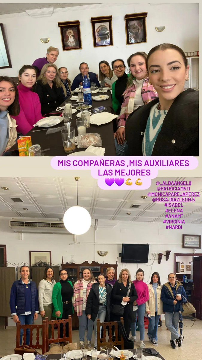 Gemagomez98's tweet photo. Equipazo de mujeres auxiliares 💜💜💪💪 https://t.co/it3XfFScyP