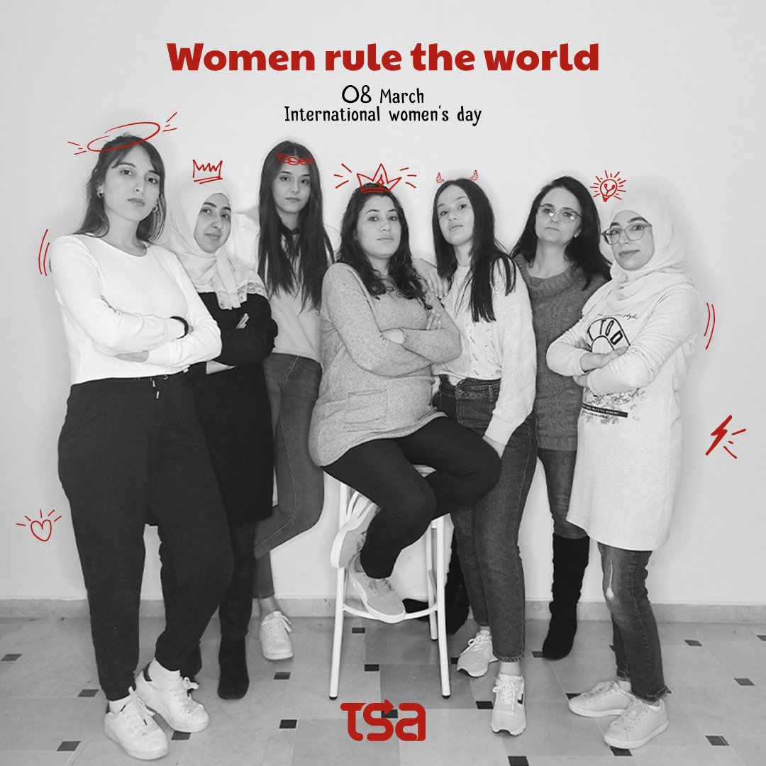 TSAagencecom's tweet photo. " الجنس اللطيف" 
You can tell from their facial expressions 😂
Happy women's day to TSA girls ! You rock ❤
#seriousfaces  
#tsaagencecom #womenpower #womensday2022 https://t.co/rWLGxcEegl