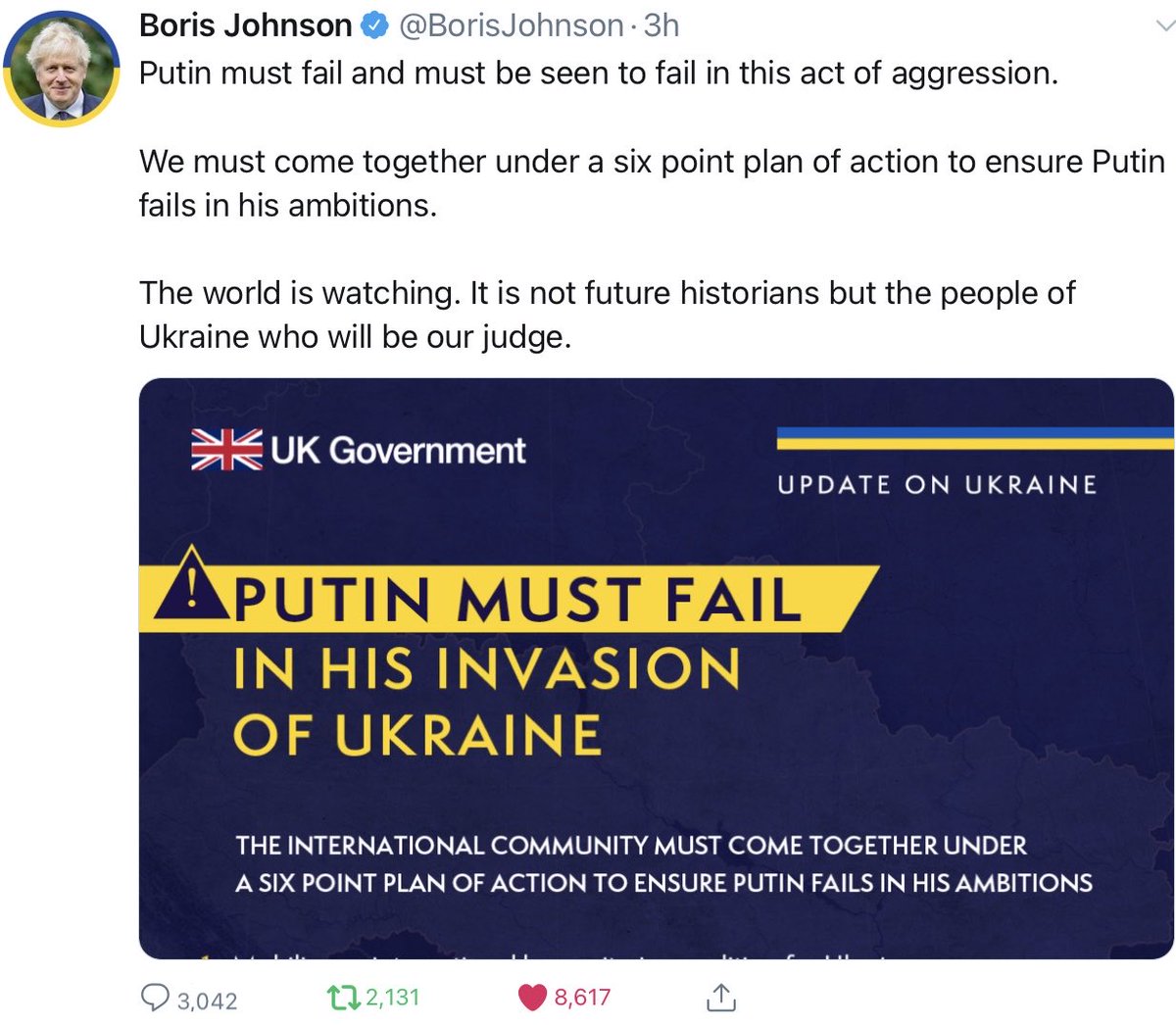 XianGuiE's tweet photo. @KremlinRussia_E Simple: if Putin die, the war is over; if Zelensky is honorably sacrifice ,the revolt will continue, and will be lasting and intense.
Nothing else. A simple truth很简单:如果普京死了,战争就结束了; 如果泽连斯基光荣地牺牲,反抗将继续下去,而且将是持久而激烈的。
#PutinIsDevil https://t.co/GM8n6z9Vfu