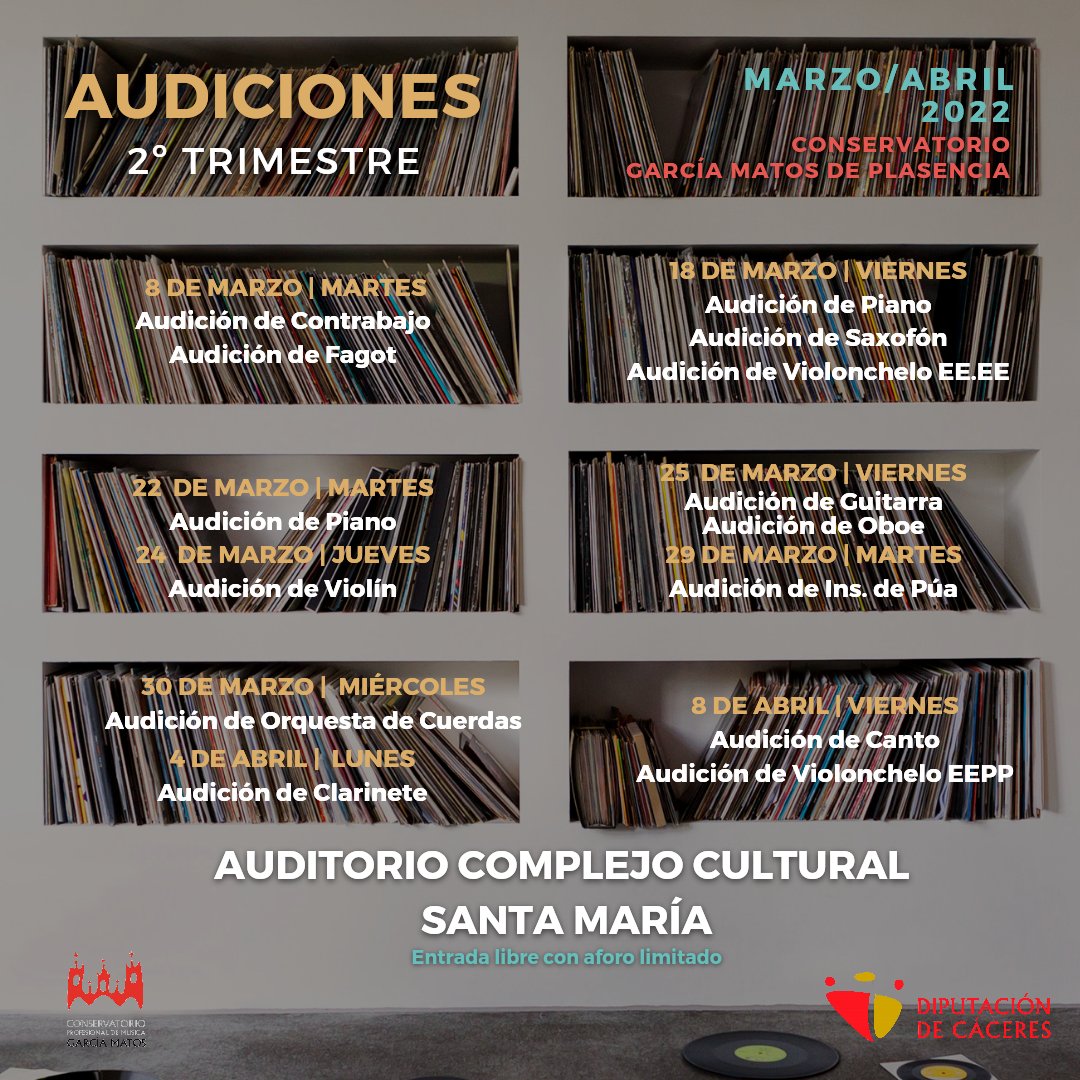 🎻🎻🎻Nuestras audiciones para el segundo trimestre del curso.
#Plasencia #musica #conservatorio