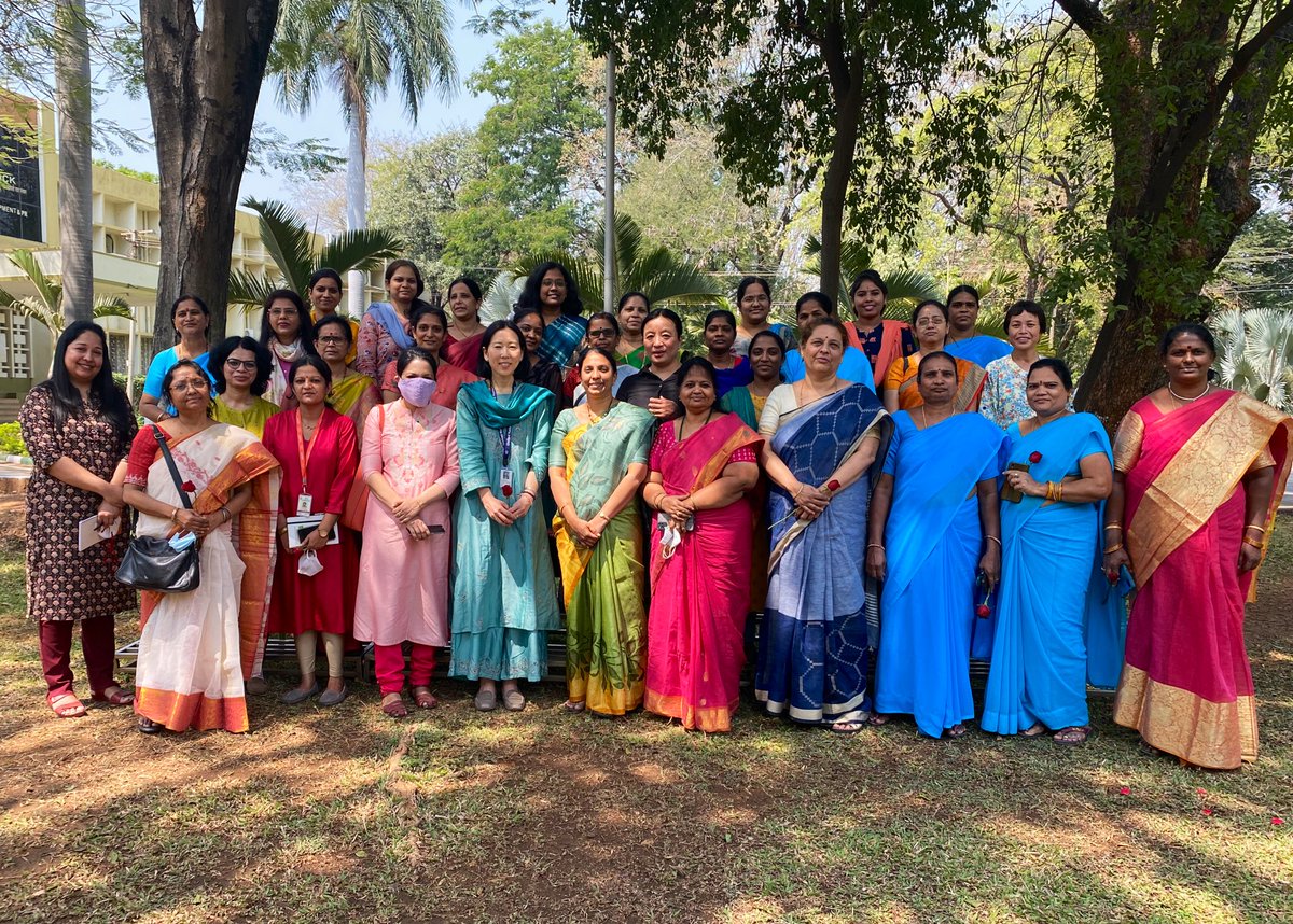hyunheeban's tweet photo. Wonderful occasion on #IWD2022 #WomensDay to formalize partnership with @NIRDPR_India in presence of 29 state SIRDs to support @mopr_goi localize #SDGs via #child friendly gram panchayat/village in 4 states &
institutionalize child/women participation in GPDP planning process. https://t.co/fSJ84gowQZ
